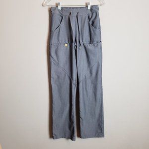 Figs Yellow Label Graphite Stretch Waist Cargo Scrub Pants XS